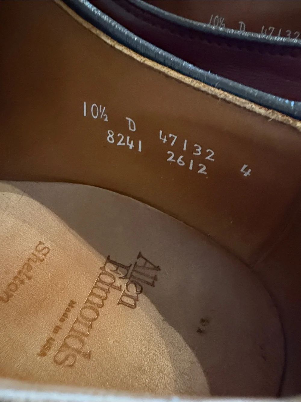 Allen Edmonds Two-Tone Brown Shelton  Wingtip Oxfords 10.5